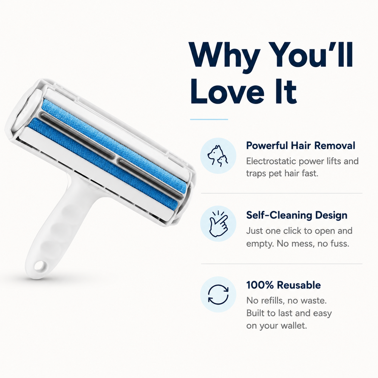 FurSweep Hair Roller